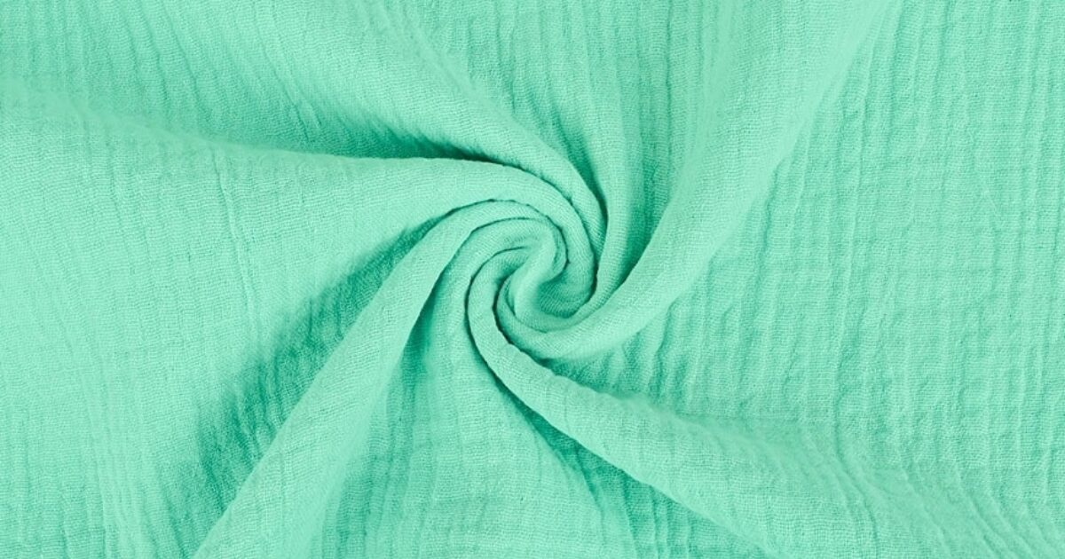 Mousseline mintgroen | Megastoffen